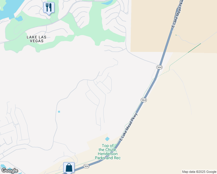 map of restaurants, bars, coffee shops, grocery stores, and more near 106 Barkset Way in Henderson