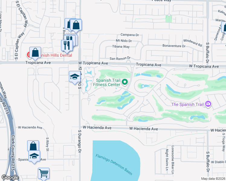map of restaurants, bars, coffee shops, grocery stores, and more near 8370 Plum Creek Court in Las Vegas