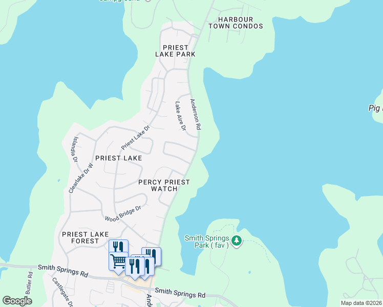 map of restaurants, bars, coffee shops, grocery stores, and more near 173 Timber Ridge Drive in Nashville