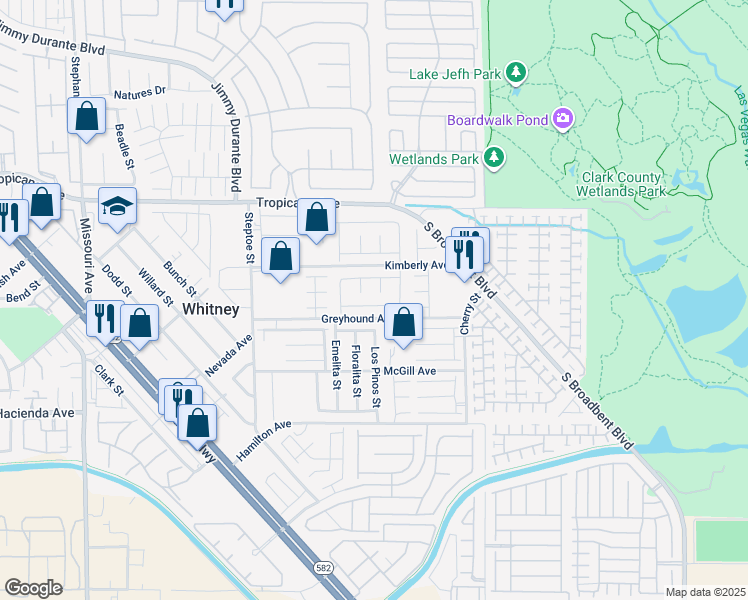 map of restaurants, bars, coffee shops, grocery stores, and more near 6386 Alderlyn Avenue in Las Vegas