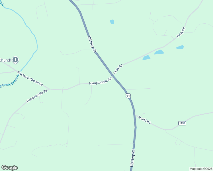 map of restaurants, bars, coffee shops, grocery stores, and more near 1717 Hamptonville Road in Hamptonville