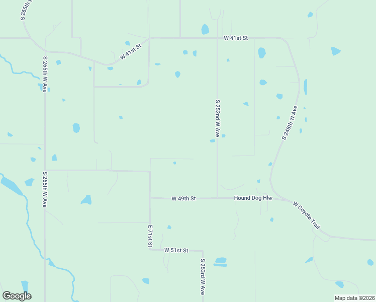 map of restaurants, bars, coffee shops, grocery stores, and more near 25405 West 47th Street in Sand Springs