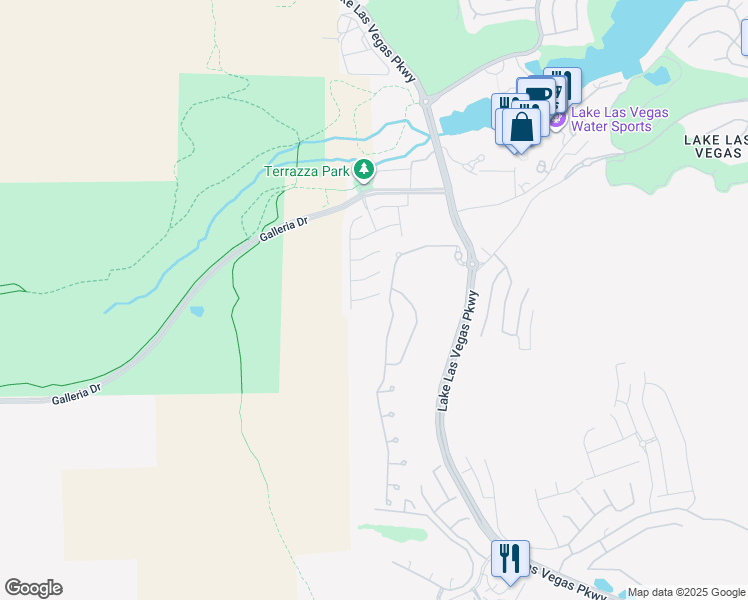 map of restaurants, bars, coffee shops, grocery stores, and more near 27 Papavero Court in Henderson