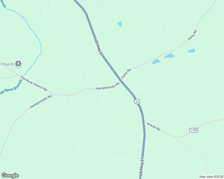 map of restaurants, bars, coffee shops, grocery stores, and more near 1717 Hamptonville Road in Hamptonville
