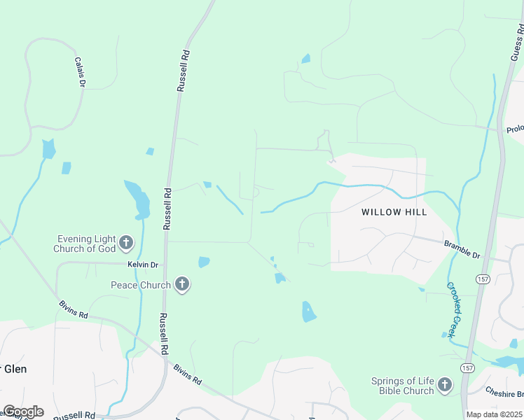 map of restaurants, bars, coffee shops, grocery stores, and more near 2021 Winkler Road in Durham