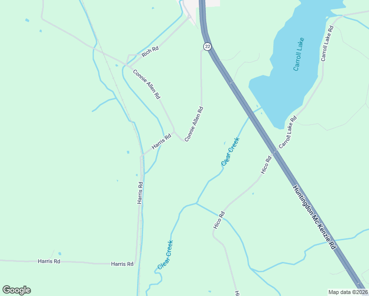 map of restaurants, bars, coffee shops, grocery stores, and more near 505 Connie Allen Road in McKenzie