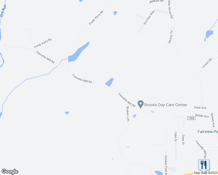 map of restaurants, bars, coffee shops, grocery stores, and more near Faucette Mill Road in Hillsborough