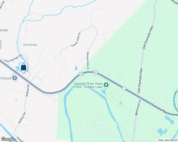map of restaurants, bars, coffee shops, grocery stores, and more near 9022 U.S. 70 in Nashville