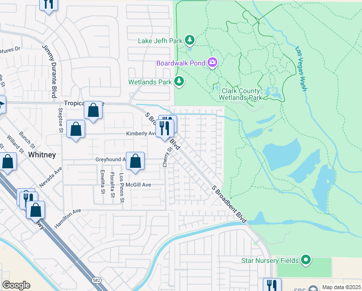 map of restaurants, bars, coffee shops, grocery stores, and more near 5057 Midnight Oil Drive in Las Vegas
