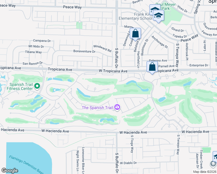 map of restaurants, bars, coffee shops, grocery stores, and more near 7844 Harbour Towne Avenue in Las Vegas