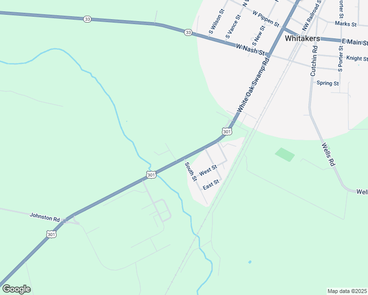 map of restaurants, bars, coffee shops, grocery stores, and more near 10046 U.S. 301 in Whitakers
