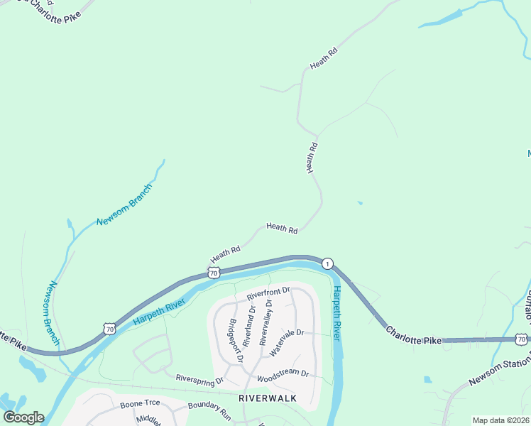 map of restaurants, bars, coffee shops, grocery stores, and more near 4438 Heath Road in Nashville
