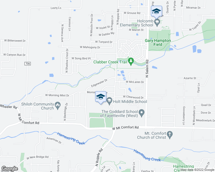 map of restaurants, bars, coffee shops, grocery stores, and more near 3777 River Bend Drive in Fayetteville