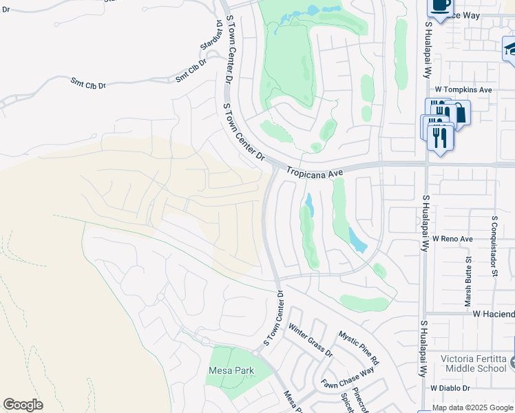map of restaurants, bars, coffee shops, grocery stores, and more near 5022 Slatestone Street in Summerlin South