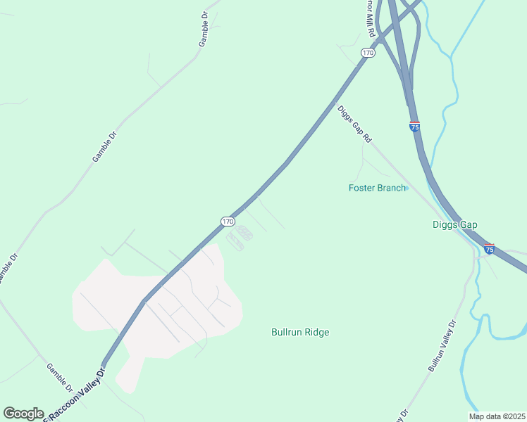 map of restaurants, bars, coffee shops, grocery stores, and more near 9528 Rambling Creek Way in Heiskell