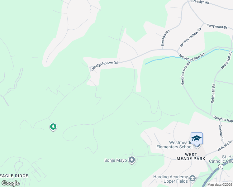 map of restaurants, bars, coffee shops, grocery stores, and more near 6534 Rolling Fork Drive in Nashville