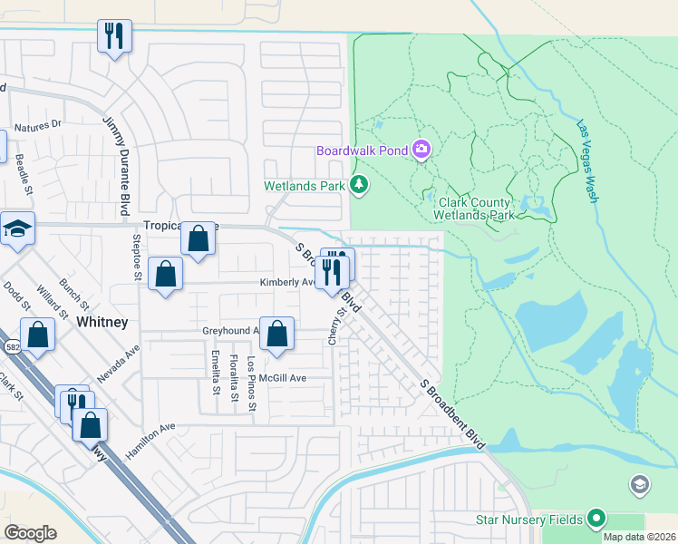 map of restaurants, bars, coffee shops, grocery stores, and more near 4952 Midnight Oil Drive in Las Vegas
