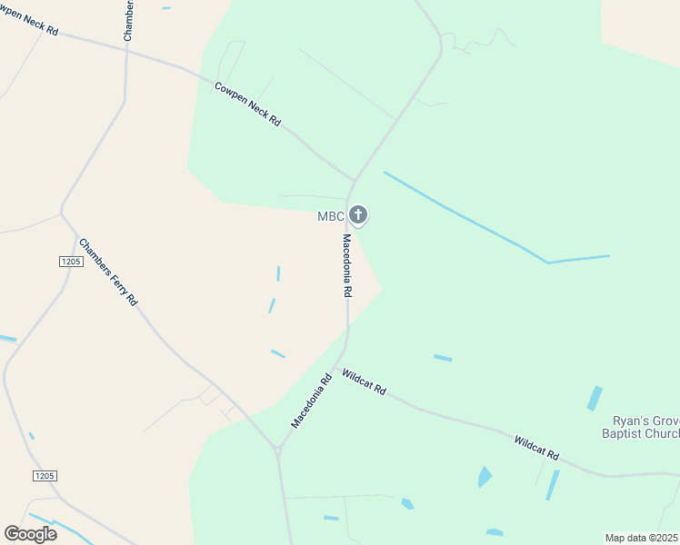 map of restaurants, bars, coffee shops, grocery stores, and more near 943 Macedonia Road in Edenton