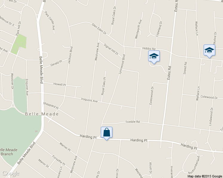 map of restaurants, bars, coffee shops, grocery stores, and more near 617 Lynnwood Boulevard in Nashville