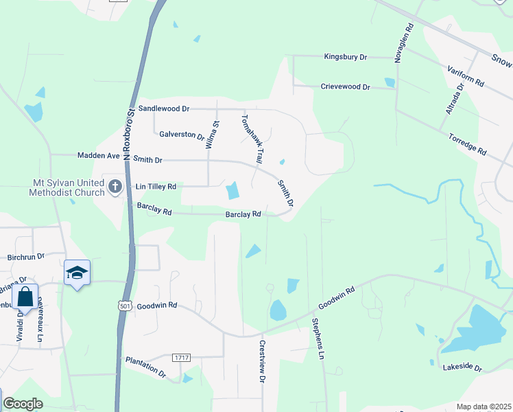 map of restaurants, bars, coffee shops, grocery stores, and more near 237 Barclay Road in Durham