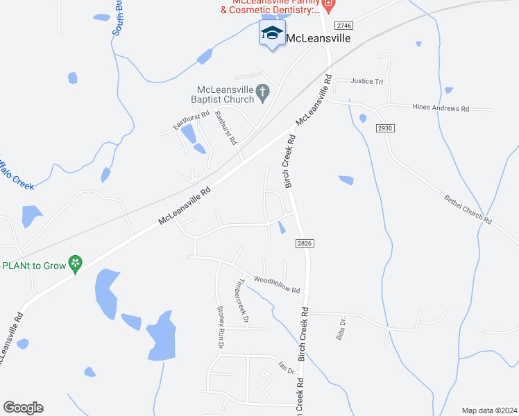 map of restaurants, bars, coffee shops, grocery stores, and more near 234 Taylors Landing Avenue in McLeansville