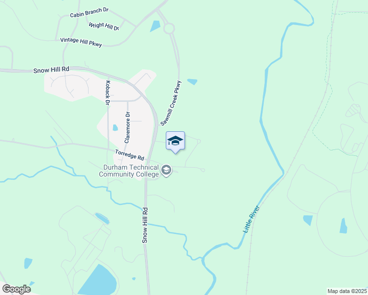 map of restaurants, bars, coffee shops, grocery stores, and more near 2315 Snow Hill Road in Durham