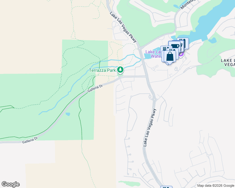 map of restaurants, bars, coffee shops, grocery stores, and more near 71 Verde Rosa Drive in Henderson