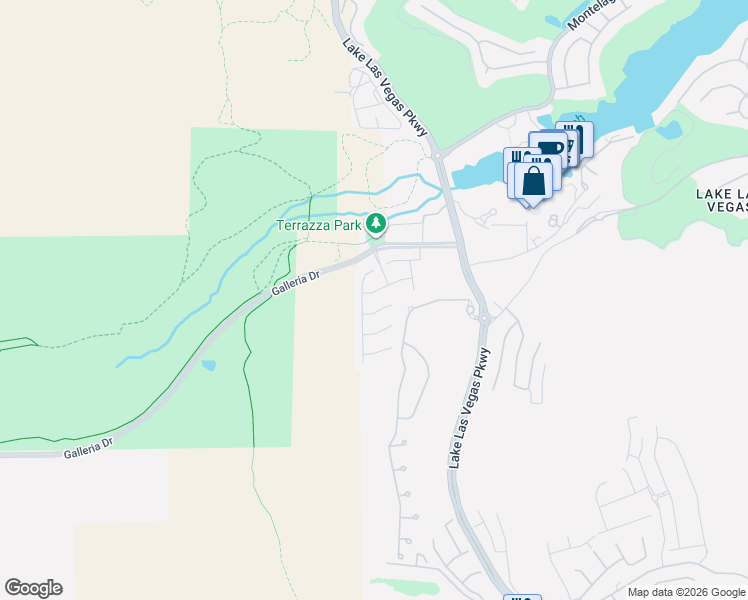 map of restaurants, bars, coffee shops, grocery stores, and more near 11 Flora Sagio Avenue in Henderson