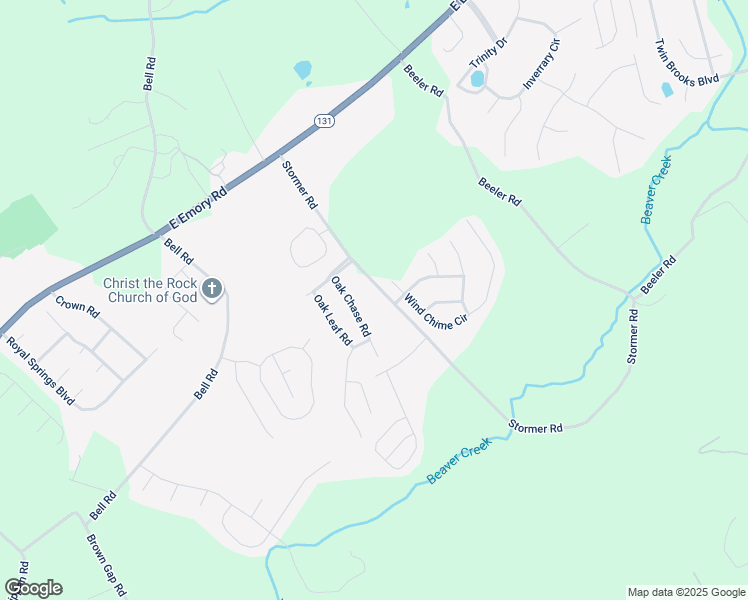 map of restaurants, bars, coffee shops, grocery stores, and more near 6208 Stormer Road in Knoxville