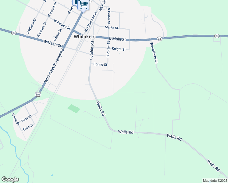 map of restaurants, bars, coffee shops, grocery stores, and more near 109 Bell Street in Princeville