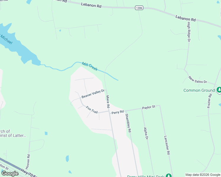 map of restaurants, bars, coffee shops, grocery stores, and more near 738 Mace Road in Mebane