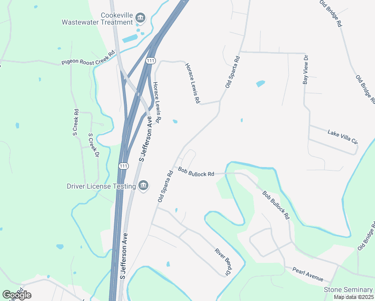 map of restaurants, bars, coffee shops, grocery stores, and more near 1128 Old Sparta Road in Cookeville