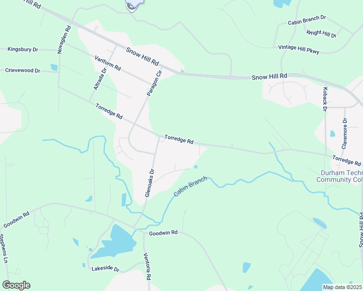map of restaurants, bars, coffee shops, grocery stores, and more near 1202 Torredge Road in Durham