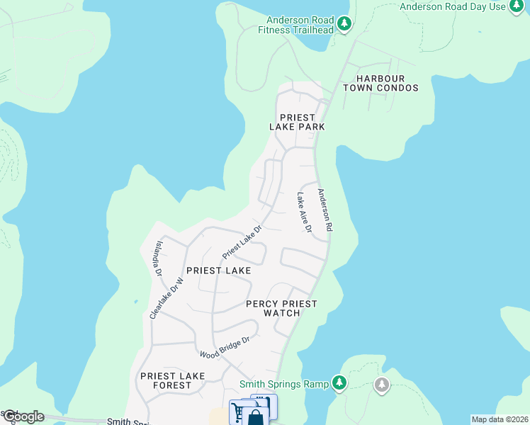 map of restaurants, bars, coffee shops, grocery stores, and more near 3835 Priest Lake Drive in Nashville
