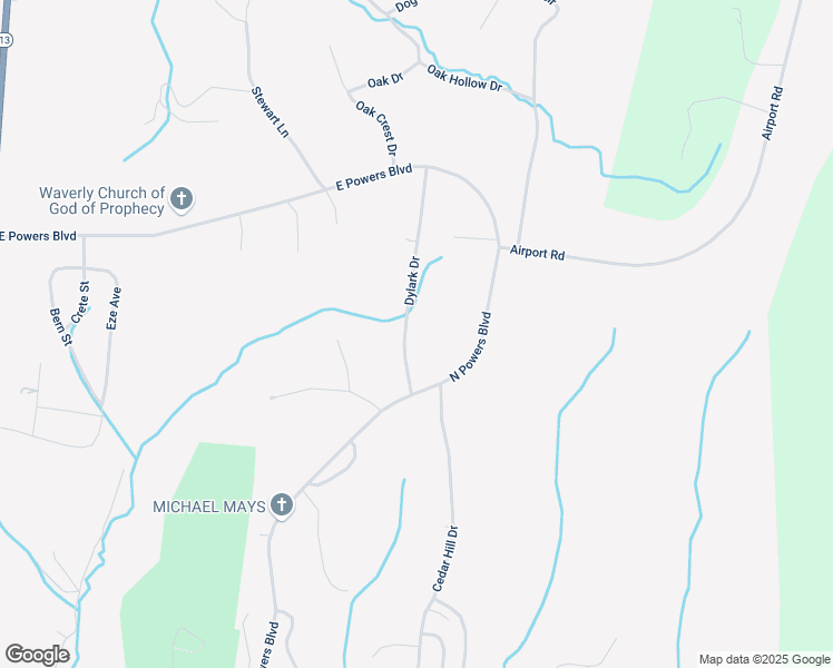 map of restaurants, bars, coffee shops, grocery stores, and more near 108 Dylark Drive in Waverly