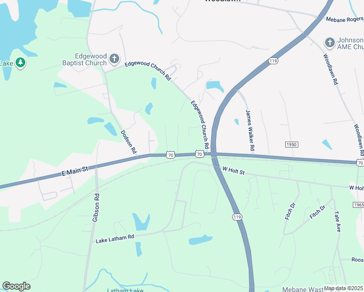 map of restaurants, bars, coffee shops, grocery stores, and more near 2692 U.S. 70 in Mebane