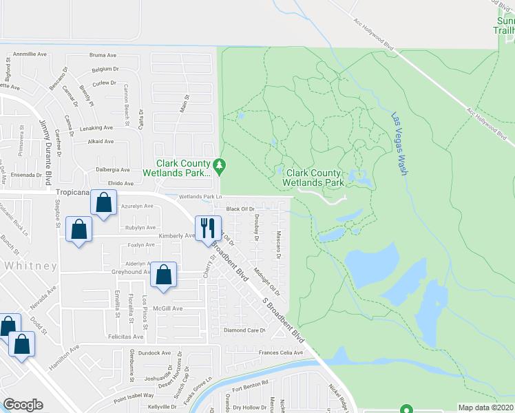 map of restaurants, bars, coffee shops, grocery stores, and more near 6706 Black Oil Drive in Las Vegas