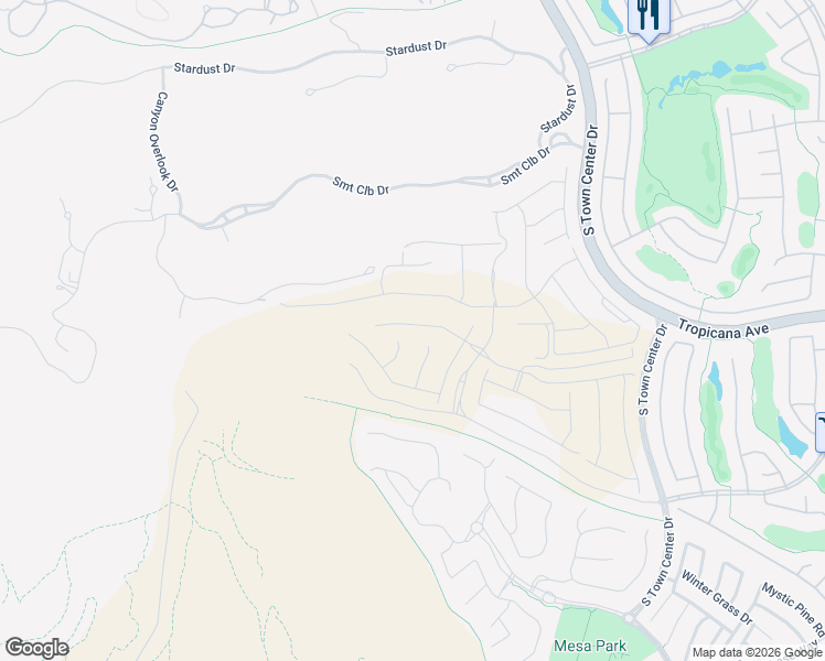 map of restaurants, bars, coffee shops, grocery stores, and more near 11103 Rolling Vista Drive in Summerlin South