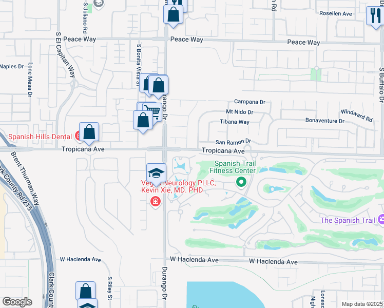 map of restaurants, bars, coffee shops, grocery stores, and more near 8491 Heather Downs Drive in Las Vegas