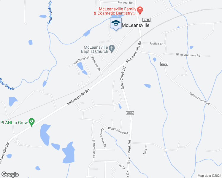 map of restaurants, bars, coffee shops, grocery stores, and more near 218 Taylors Landing Avenue in McLeansville