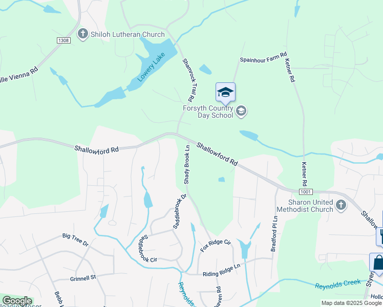 map of restaurants, bars, coffee shops, grocery stores, and more near 133 Shady Brook Lane in Lewisville