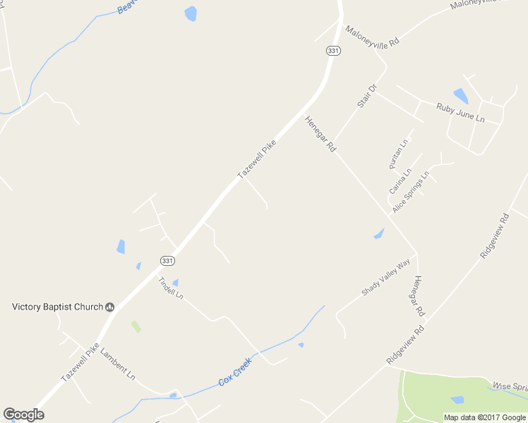 map of restaurants, bars, coffee shops, grocery stores, and more near 6828 Tazewell Pike in Knoxville