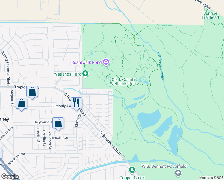 map of restaurants, bars, coffee shops, grocery stores, and more near 4912 Mascaro Drive in Las Vegas