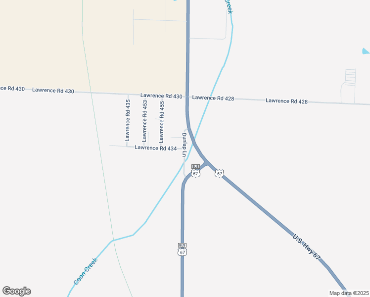 map of restaurants, bars, coffee shops, grocery stores, and more near Dunlap Lane in Walnut Ridge