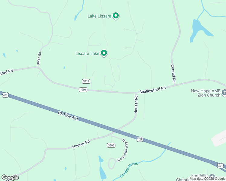 map of restaurants, bars, coffee shops, grocery stores, and more near 7597 Shallowford Road in Lewisville