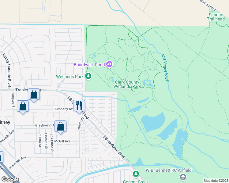 map of restaurants, bars, coffee shops, grocery stores, and more near 4912 Mascaro Drive in Las Vegas