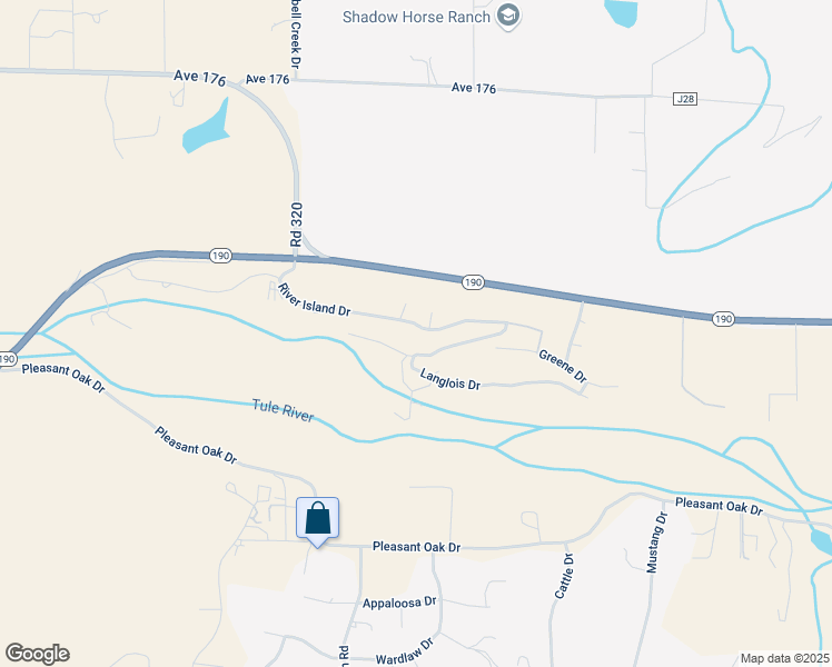 map of restaurants, bars, coffee shops, grocery stores, and more near 32261 River Island Drive in Springville