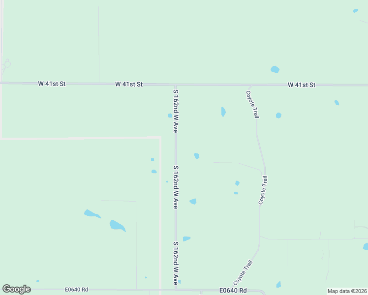 map of restaurants, bars, coffee shops, grocery stores, and more near 4313 South 162nd West Avenue in Sand Springs
