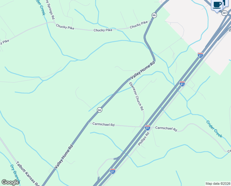 map of restaurants, bars, coffee shops, grocery stores, and more near 2398 Valley Home Rd in Jefferson