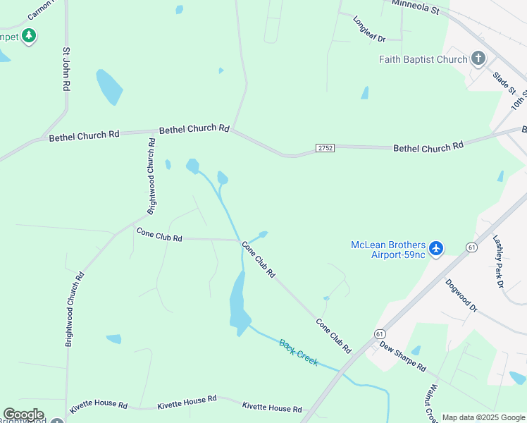 map of restaurants, bars, coffee shops, grocery stores, and more near 7141 Cone Club Road in Gibsonville
